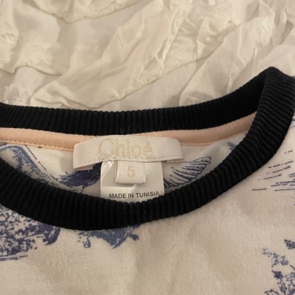 Chloe Toile de Jouy Girls Dress - size 5 - Picture 2 of 6